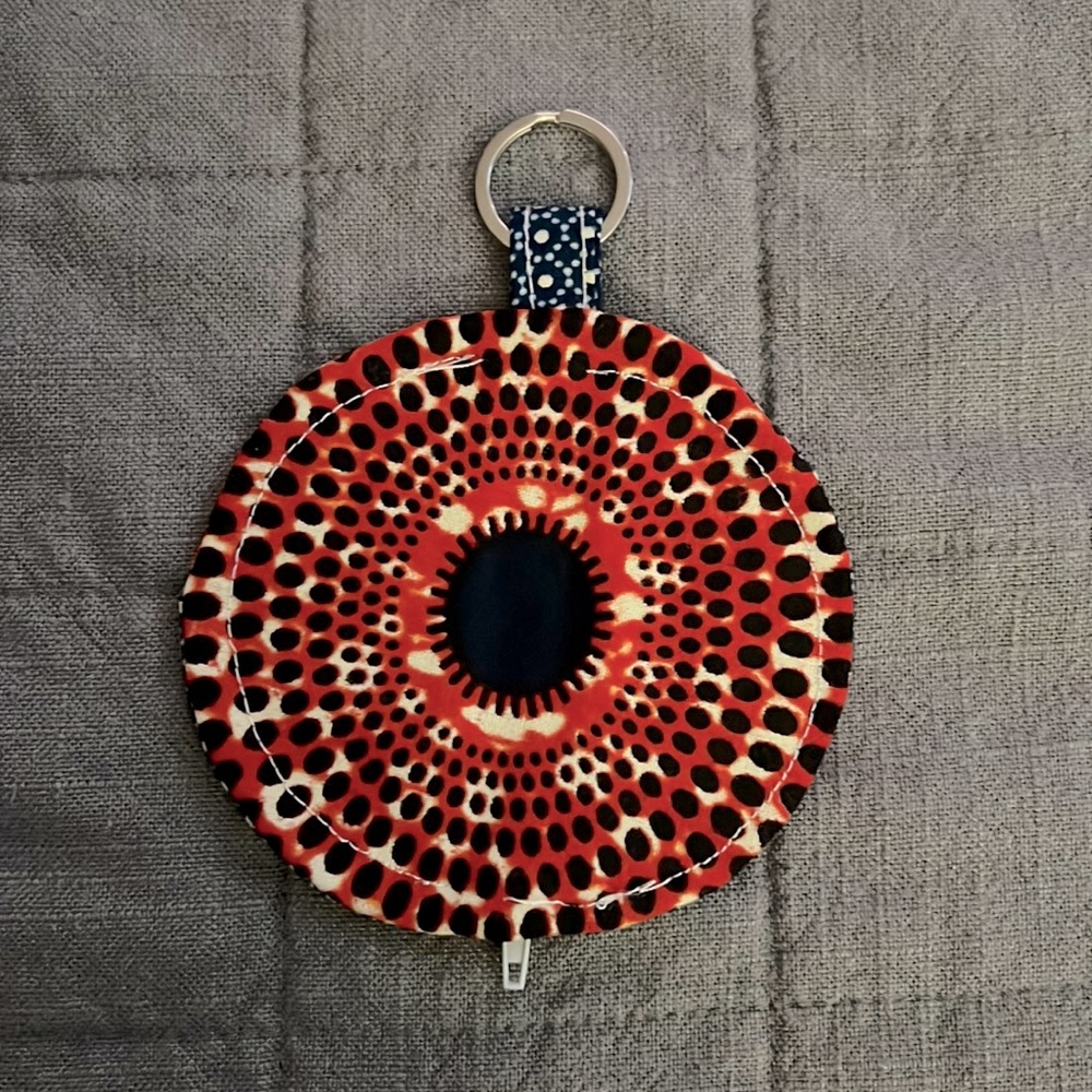 HANDMADE ANKARA PRINT coins purse/ AirPods case